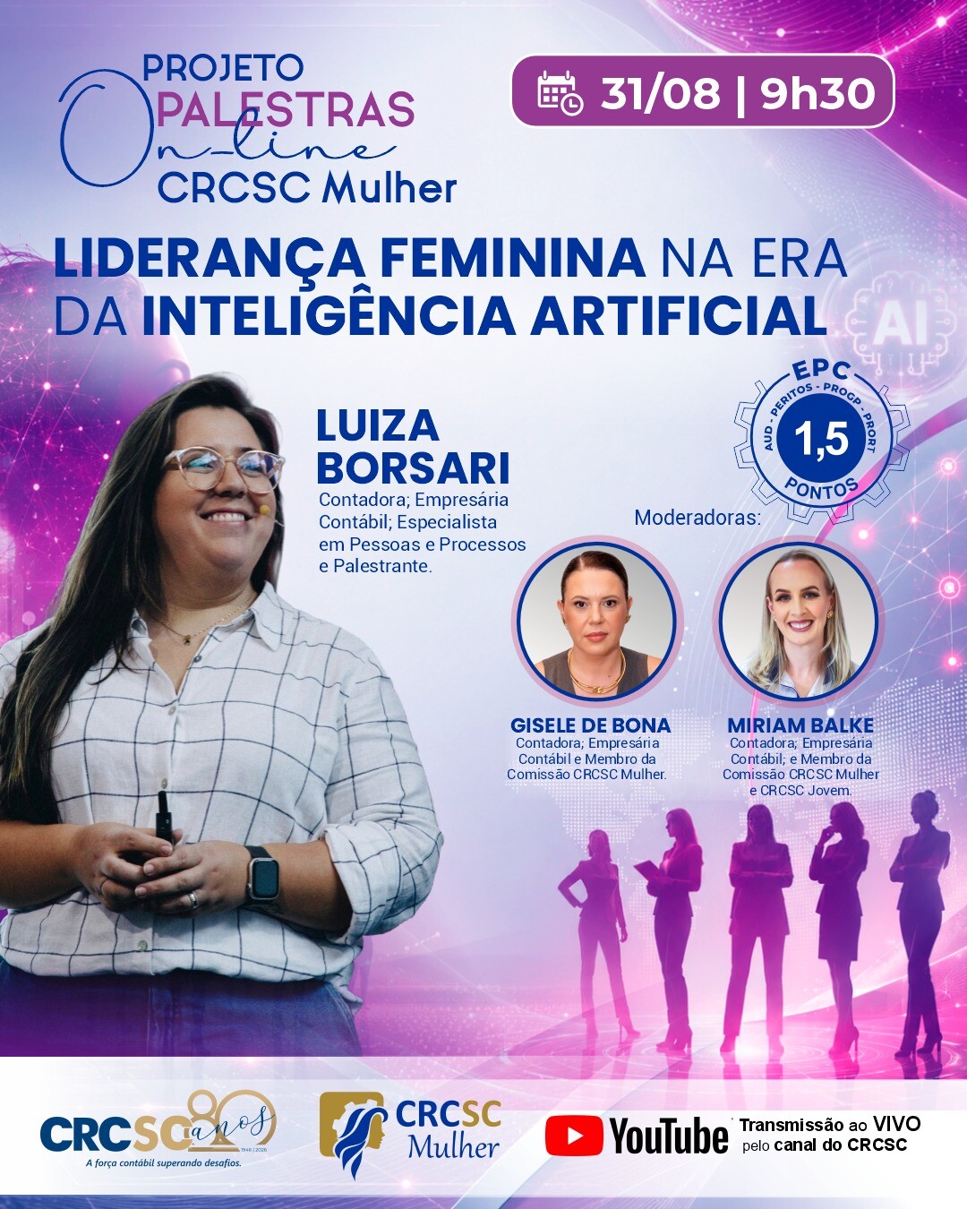  Palestra “Liderança Feminina na Era da Inteligência Artificial”