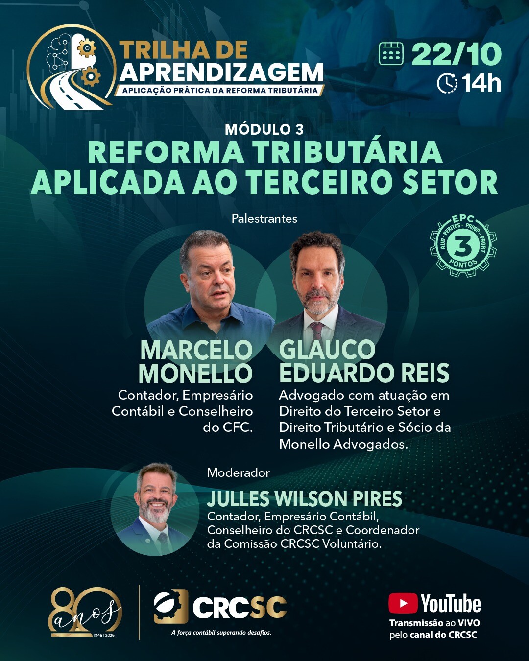 Programa Trilha de Aprendizagem: Aplicação Prática da Reforma Tributária "Módulo 3 - Reforma Tributária e os Impactos no Terceiro Setor"