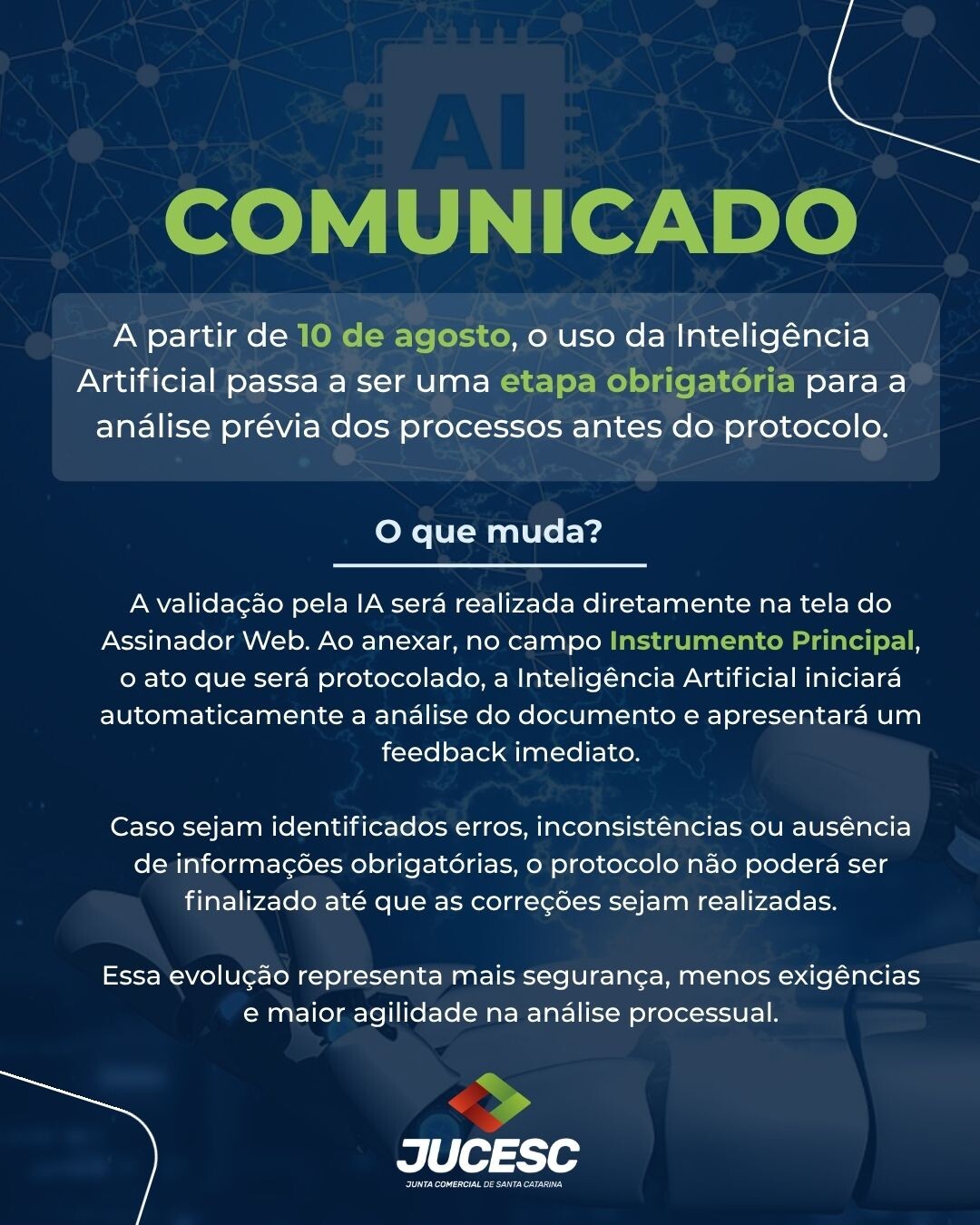 jucesc-implementa-analise-previa-por-inteligencia-artificial-nos-processos-de-registro-empresarial